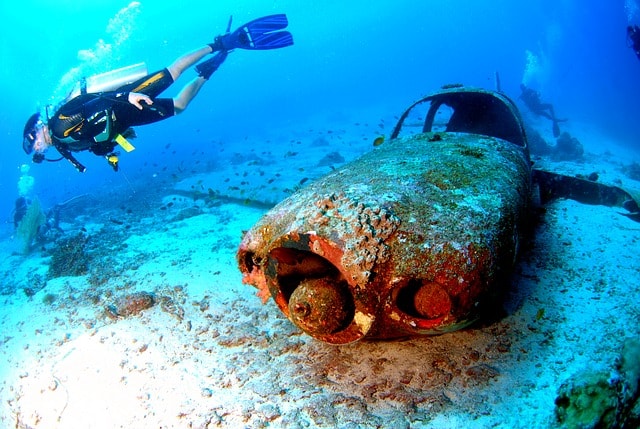 Wreck of the Rhone in the BVI