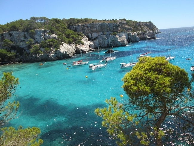 Balearic Islands on a crewed yacht charter