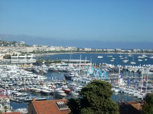 View on nice port
