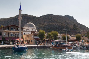 View on a marina in GULF HISARONU