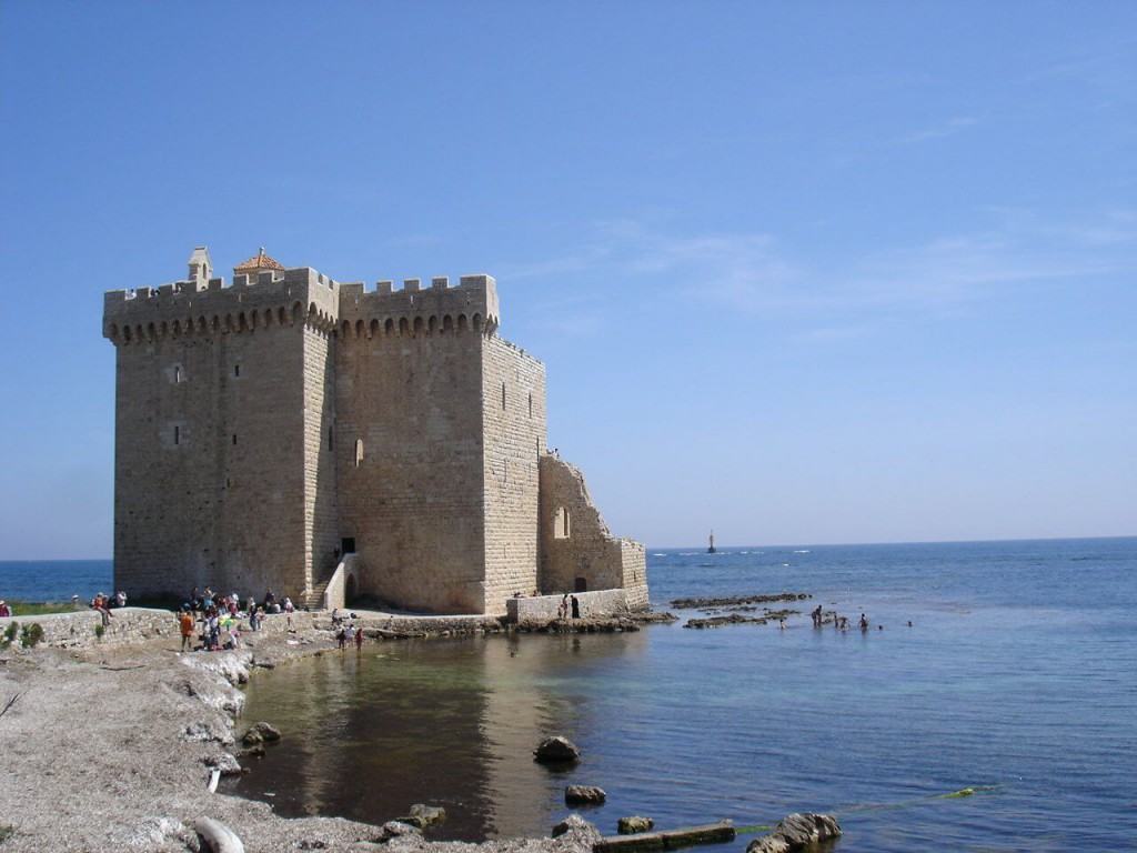 View on a castle in Lerin Islands