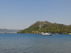 View on Marmaris sea