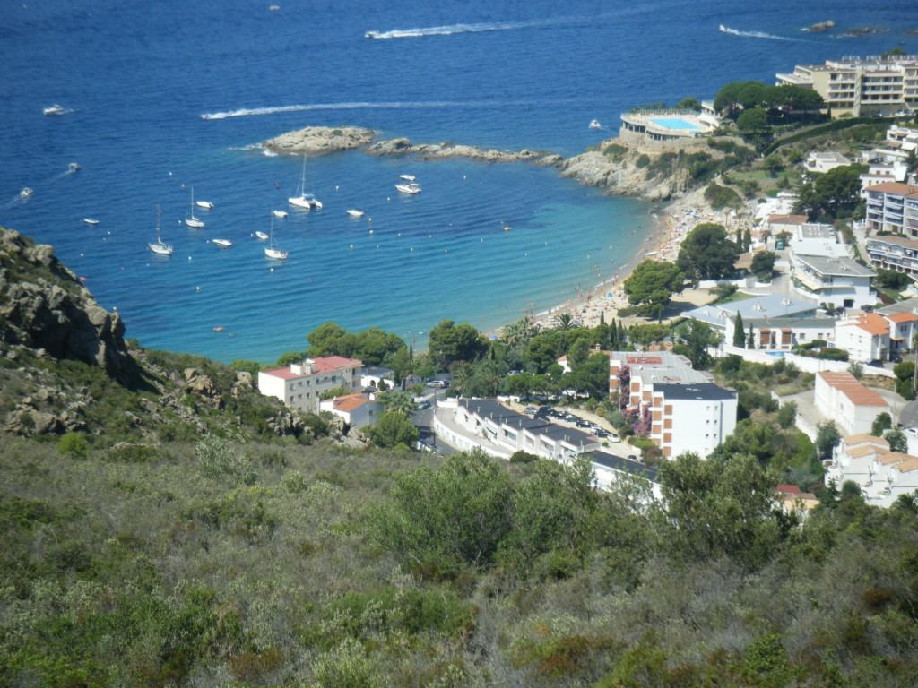 View of Roses town in Costa Brava