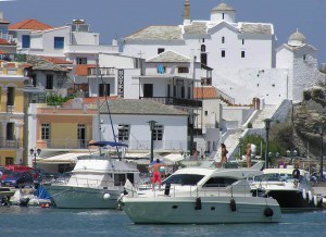 Boats in SPORADE marina