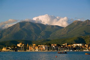 View on St Florent port
