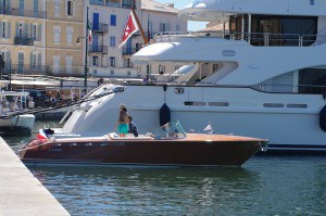 Boat in St Tropez marina