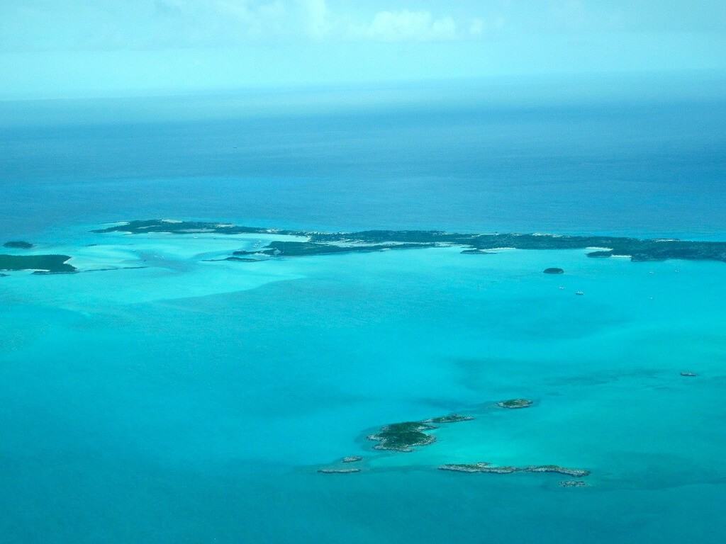 View on Warderick wells sea