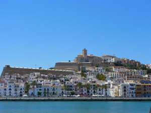 View on Ibiza island