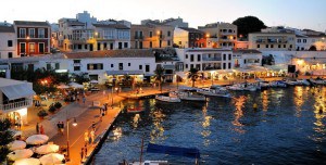 View on a marina in Spain