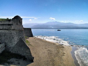 View on AJACCIO coastline