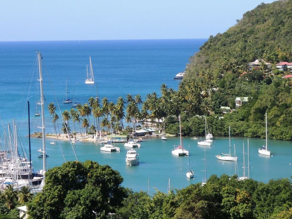 St Lucia in the Caribbean