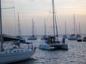 Catamarans in the Caribbean
