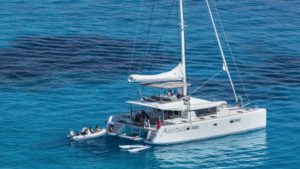 Lagoon 52 under sail