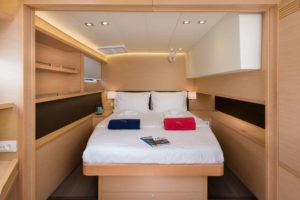 Lagoon 560 catamaran small bedroom