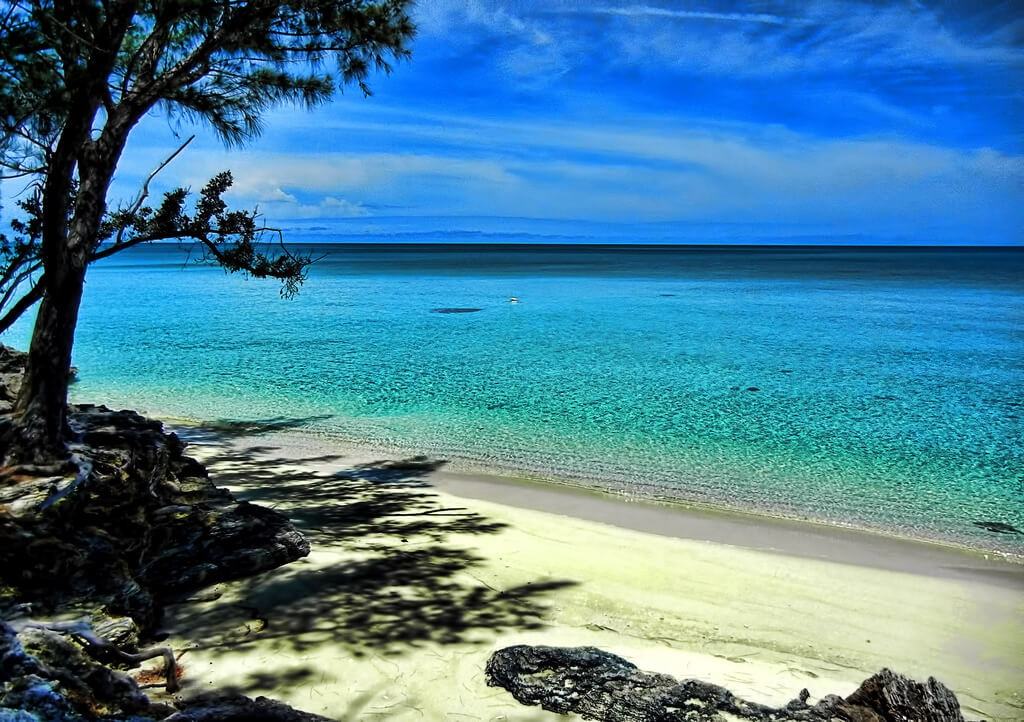 Beach on Eleuthera island