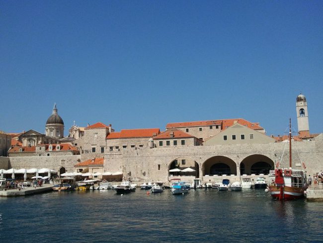 View on Dubrovnick old town