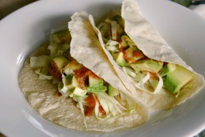 Fish Tabaco on a plate
