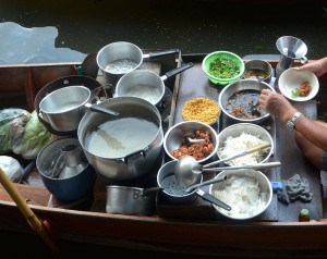 Cook on a boat