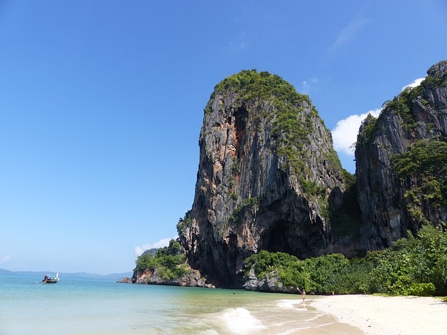 Big rocks in Krabi beach