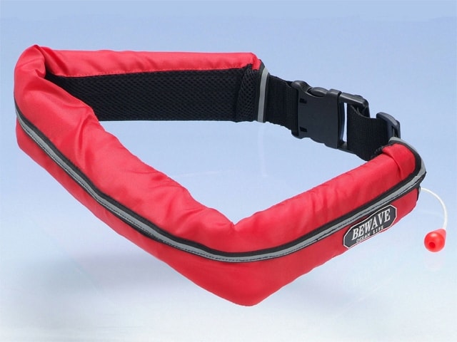 Red life jacket