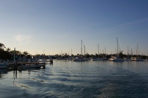 Marina in the Abaco Island