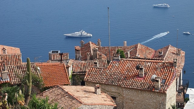 View on St Tropez sea