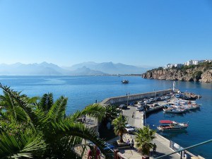 View on a Marina in Turkey