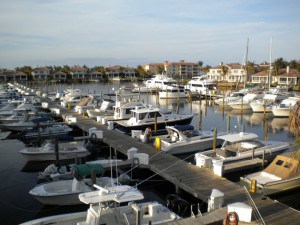 Marina in Grand Harbor Beach Florida