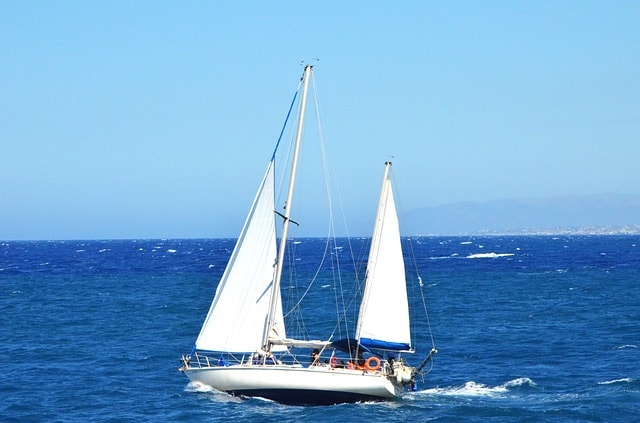 Sailboat on the water