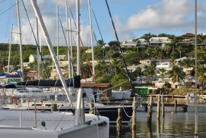 Marina in the Caribbean