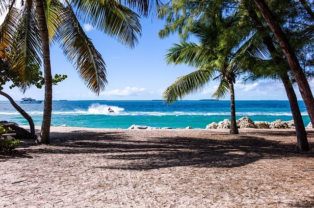 Beach in the Caribbean