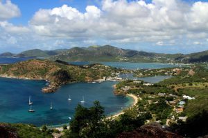 View on Antigua sea