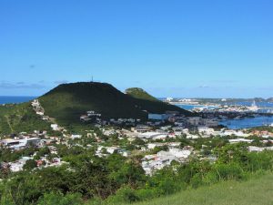 View on Cole Bay in St Maarten