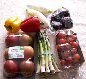 Vegetables and fruits