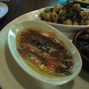 Sardines in a plate