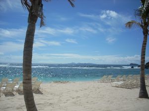 Beach in St-Maarten island