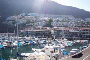 Los Gigantes Marina in Spain