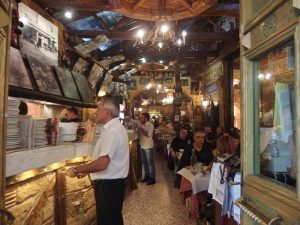 People in Athens restaurant