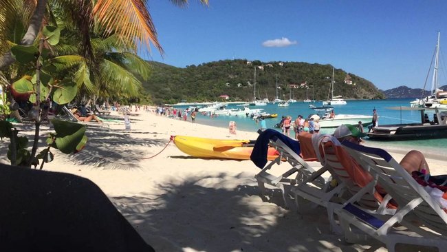 Beach on Jost Van Dyke