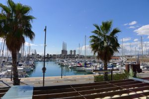 Badalona marina in Spain
