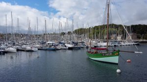 Boats in Perros Guirec Marina