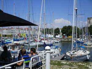 Boats in the port de plaisance de la Rochelle