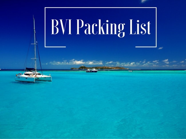 BVI Packing list