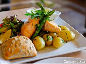 Potatoes on a plate