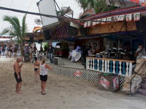 People on a beach
