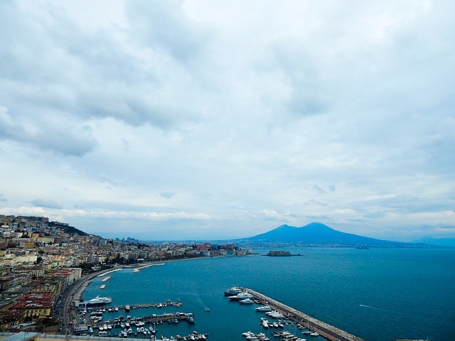 View on Naples coast