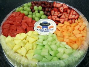 Plate of fruits