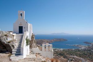 View from the Cathedral in the Cyclades