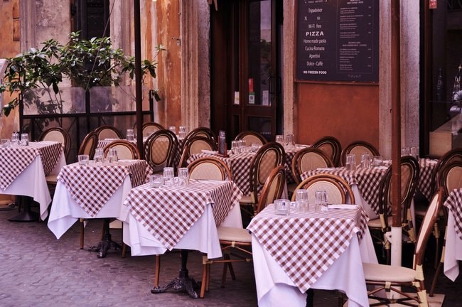 Restaurant in Naples Italy