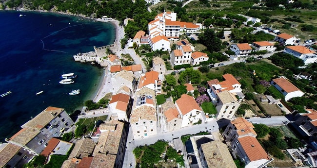 Komiza island in Croatia